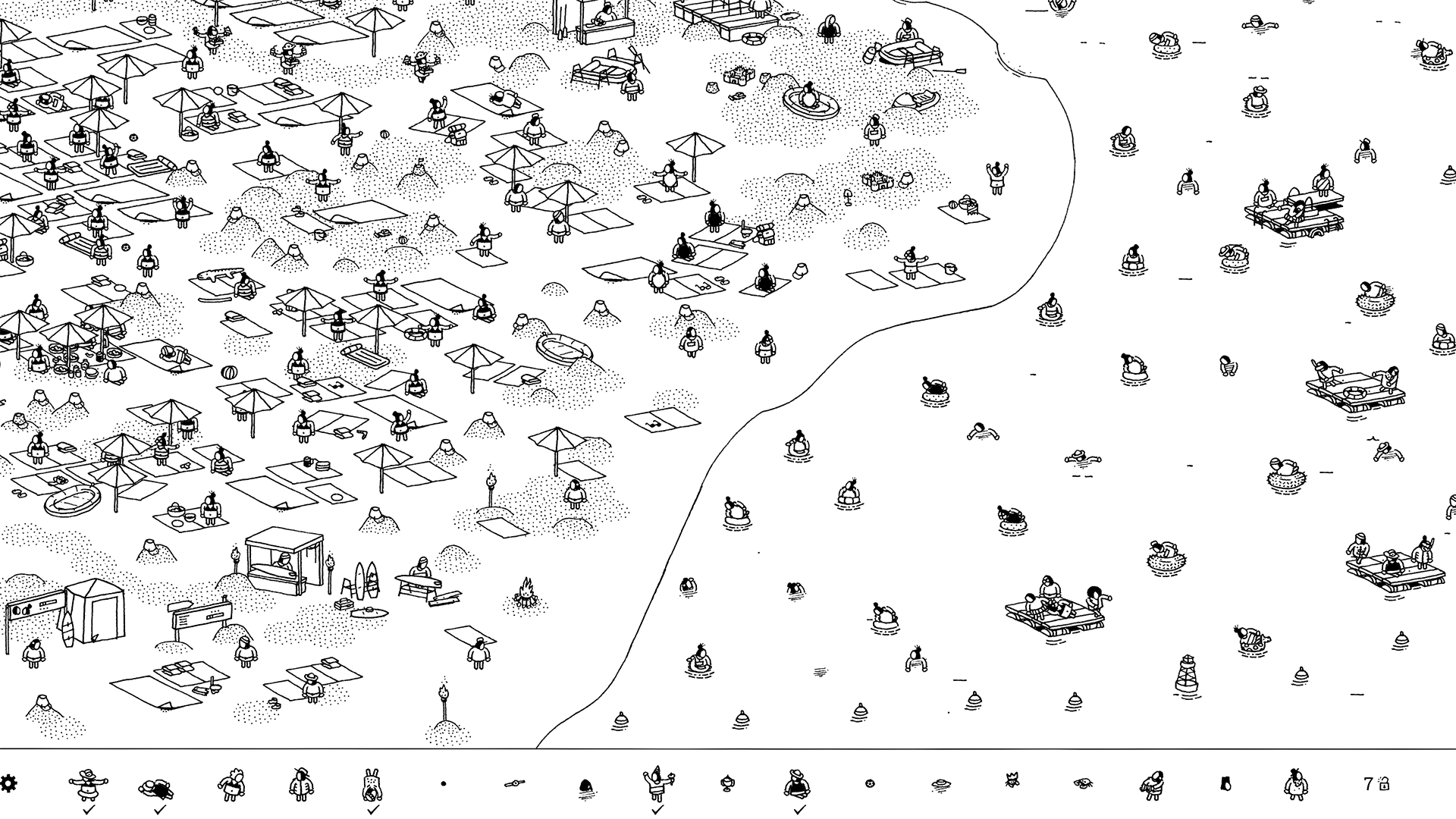 HiddenFolks-Beach