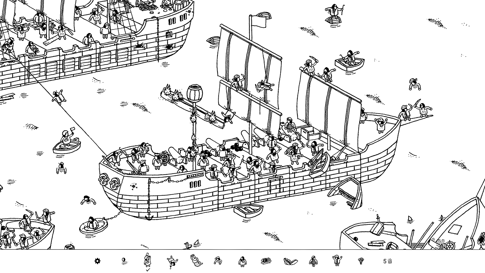HiddenFolks-PirateShips