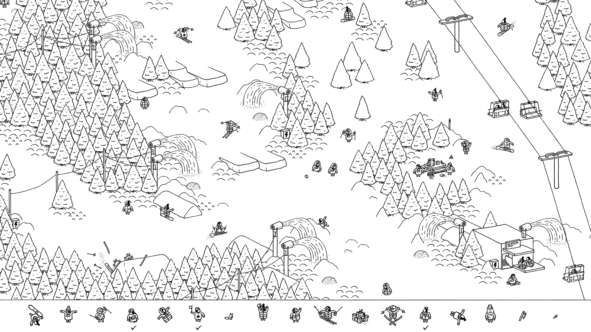 HiddenFolks-Snow-Ski