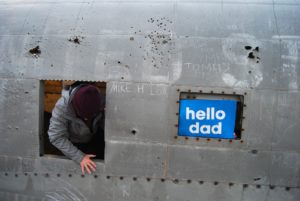 L'avion américain DC3 dans le sud de l'Islande