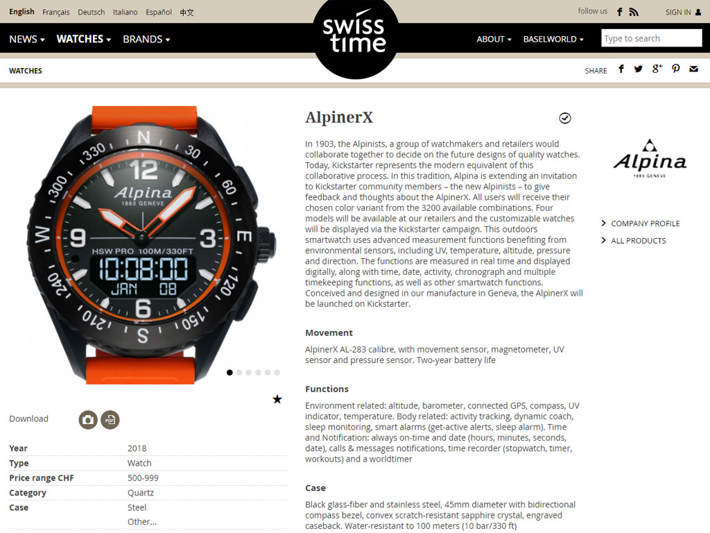 alpinerx watch review